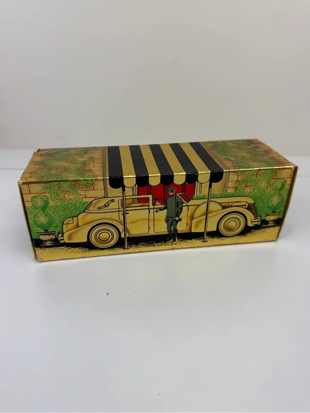 Vintage Avon Solid Gold Cadillac Excalibur After Shave Decanter 6oz Original Box
